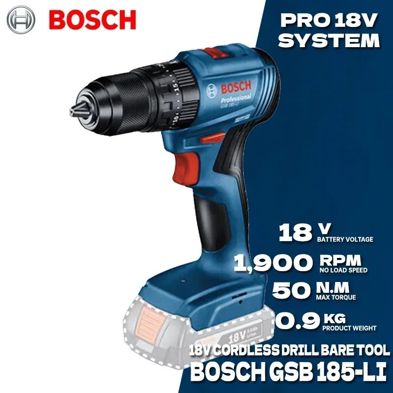 Bosch Drill Gsb 18V - Бесщеточная аккумуляторная ударная дрель-шуруповерт BOSCH GSB