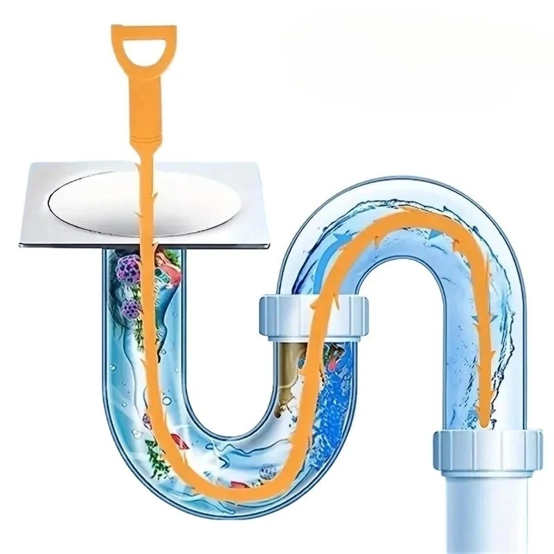 Drain Snake Flexible - 1/10 шт. Инструмент для прочистки канализации,